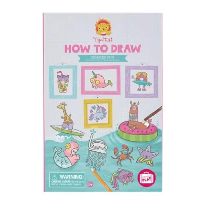 Image of Tiger Tribe How To Draw Summer Fun Drawing Set