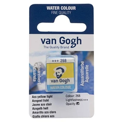 Image of Van Gogh Watercolour Half Pan Azo Yellow Light Series 1