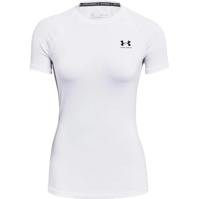Image of Under Armour UA HG Authentics COMP SS Sports Tshirt White / black, Women&#039;s, Size: XS, black