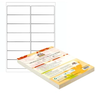 Image of Double Dragon, A4 Self Adhesive Address Labels Sticker Paper, 14 Label Per Sheet, 100 Sheets, 99.1 x 38.1mm (1400 Labels)