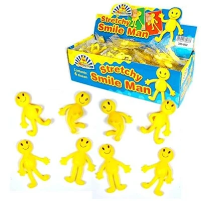 Image of The Home Fusion Company Boys Girls Childrens Kids Yellow Stretchy Happy Man Men Party Birthday Fillers