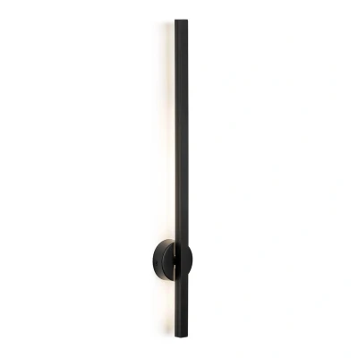 Image of Asse 60cm Integrated LED Wall Lamp Black Structure 3000K