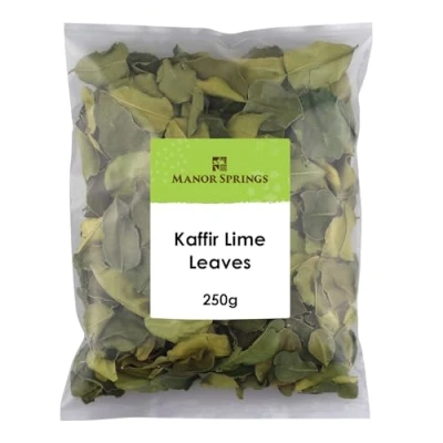 Image of Dried Kaffir Lime Leaves 250g by Manor Springs