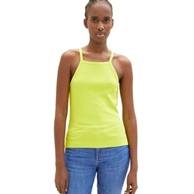 Image of TOM TAILOR Denim Ladie&#039;s 1035368 Top, 24702 Neon Lime, XXL