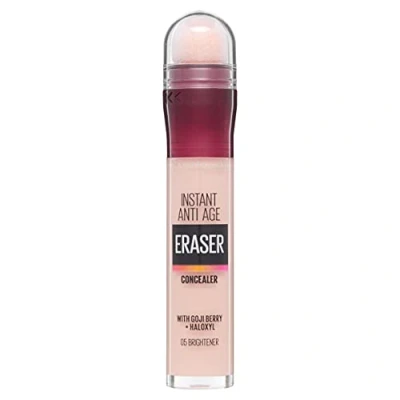 Image of Maybelline Instant Anti Age Eraser Eye Concealer, Dark Circles and Blemish Ultra Blendable Formula, 05 Brightener