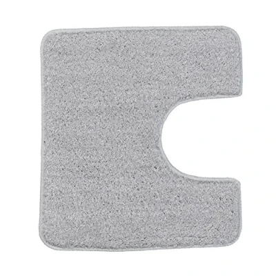 Image of Kleine Wolke Seattle Pedestal Mat, Foggy Grey, 55 x 50 cm