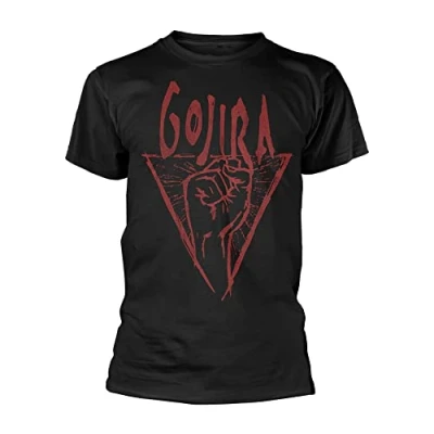Image of Plastic Head Gojira &#039;Power Glove&#039; (Black) T Shirt (xx Large)