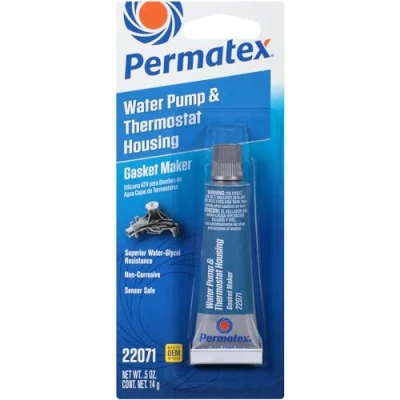 Image of S/S Permatex® Water Pump &amp; Thermostat RTV Silicone Gasket Maker Sealant 14g x2