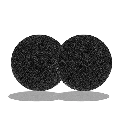 Image of Extra Hair Donut Bun Maker for Kids, Ring Style Bun, 2PCS Chignon Small Doughnut Shaper Short and Thin (Small, 2.5 Inch/Black）