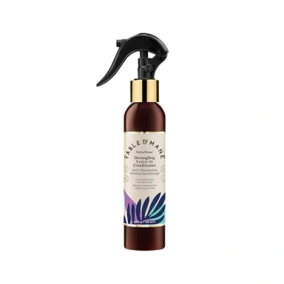 Image of Fable and Mane Maha Leave In Conditioner, Hair Detangler Spray, Silicone Free Conditioner for Dry Damaged Hair, Heat Protectant Genuine