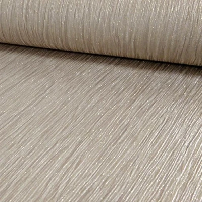 Image of Debona Crystal Plain Pattern Textured Stripe Glitter Motif Vinyl Wallpaper (Gold 9002)
