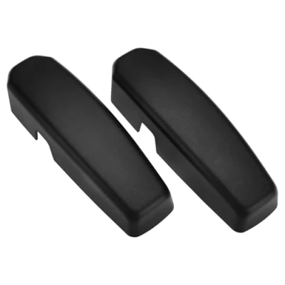 Image of SG Store 1 Pair Car Windshield Bulkhead Support Bracket Covers LRD604 Compatible with Land Rover Defender Protective Cap ABS Plastic Black