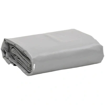 Image of vidaXL Tarpaulin Grey 3x5 m 650 g/m²