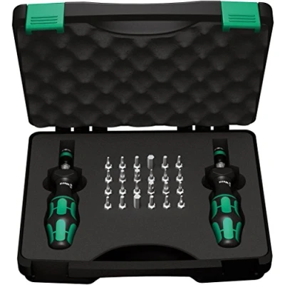 Image of Wera 7440/41 Kraftform Adjustable Torque Screwdriver Set, 0.3 3.0 Nm, 26pc, 05074738001