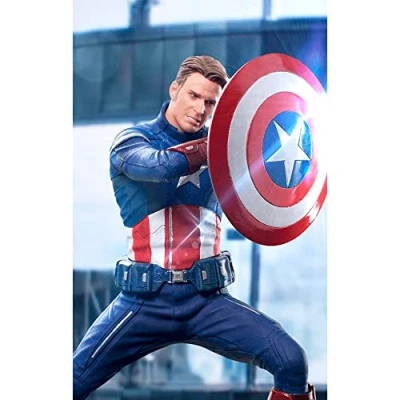 Image of Iron Studios 24819 10 Marvel Avengers Endgame Statuette BDS Art Captain America 2023 19cm, Multicolour