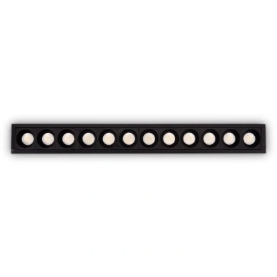 Image of Lika 20W 12x LED Recessed Downlight Black 2700K