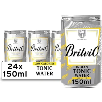 Image of Britvic Low Calorie Indian Tonic Water, 24 x 150ml Can