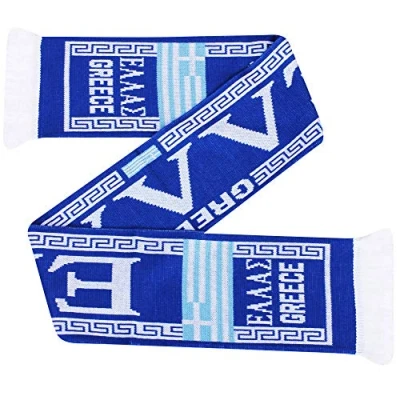 Image of Greece Football Fans Scarf (100% Acrylic)