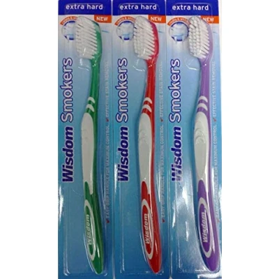 Image of Wisdom Smokers Extra Hard Toothbrush, Mint, 0.3 kg