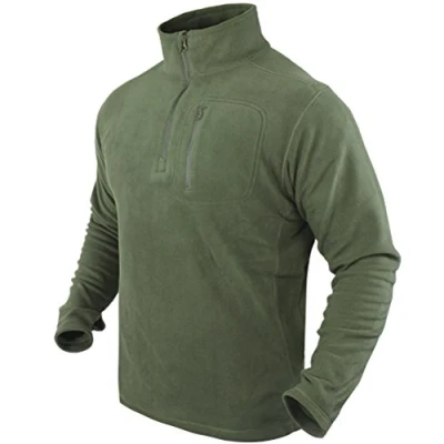 Image of Condor 1/4 Zip Fleece Pullover Olive Drab size XL