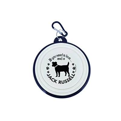 Image of Travel Dog Bowls Collapsible Bowl Small Dogs (Jack Russell)