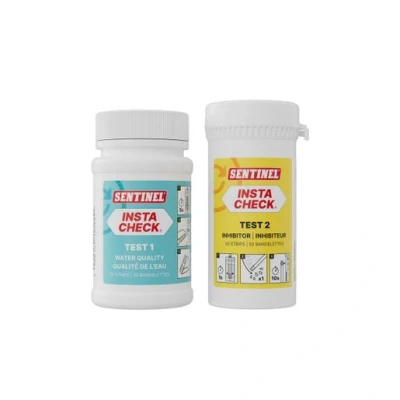 Image of Sentinel InstaCheck refill bundle (50 x Water Quality strips, 50 Inhibitor strips) INSTACHECKT1T2