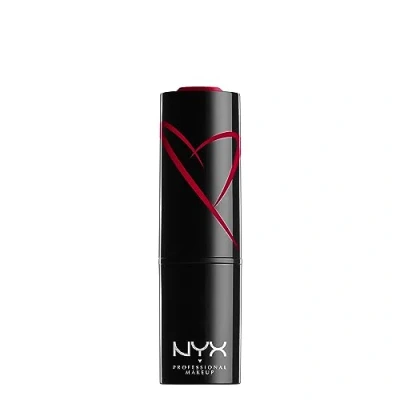 Image of NYX Professional Makeup Shout Loud Satin Lipstick, Ultra Saturated Colour, Vegan Formula, Wife Goal