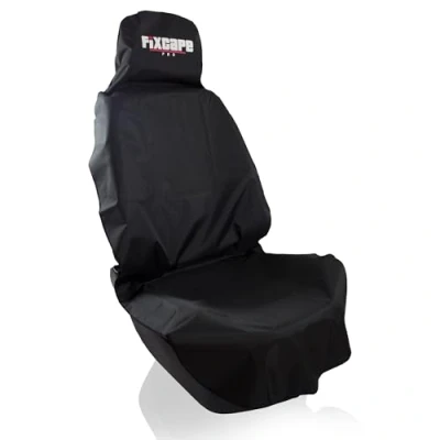 Image of fixcape PRO, robust car seat cover waterproof oil resistant universal, front protection, heavy duty covers, universal protector, perfect saver for mechanics and hobby