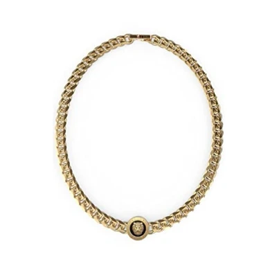 Image of Guess Chain LION COIN Unisex Necklace goldcoloured, Size: One Size, Gold coloured