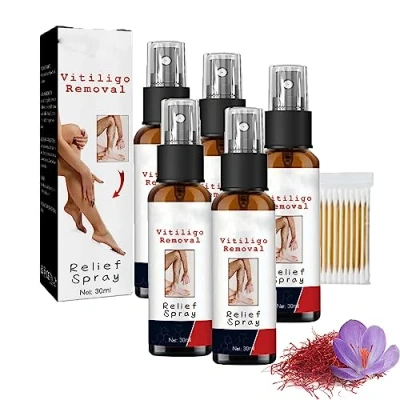 Image of Vitiligo Removal Relief Spray, VitiligoRemoval Kolmax Psoriasis Skin Repair Spray (5pcs)