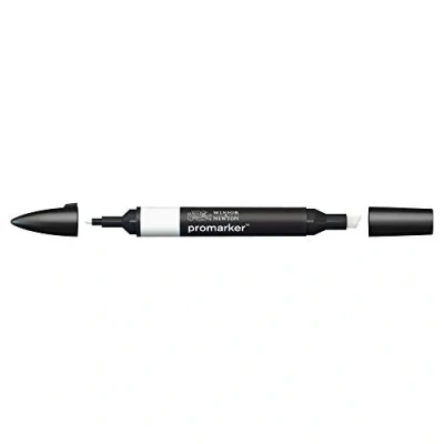 Image of Winsor and Newton 0203380 Professional Marker, Cool Grey 0, Pack of 3