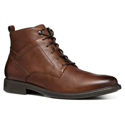 Image of Geox Terence Laceup ankle boots, Men&#039;s, Size: 9, Brown Leather