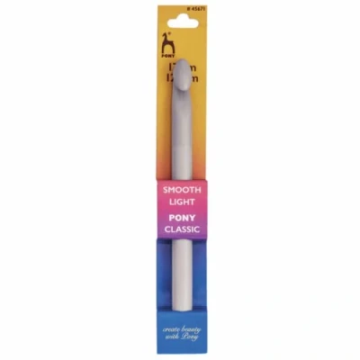 Image of Pony P45671 Plastic Crochet Hooks, Multi Colour, 12mm