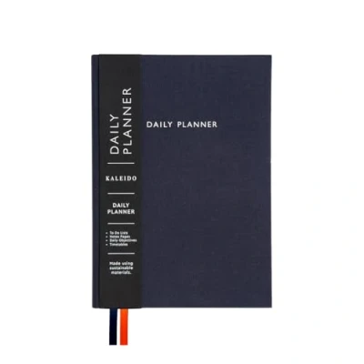 Image of Off Black Fabric Daily Planner, A5