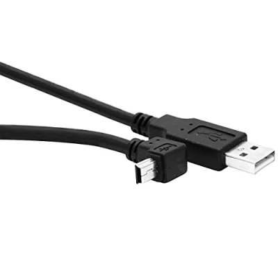Image of Premium Cord Cable USB 2.0 A B Mini 5 Pin Angled 1.8 m