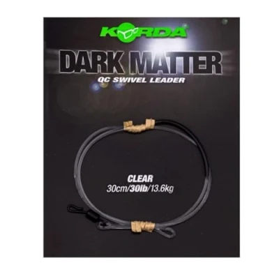 Image of Korda DM Leader QC Swivel Clear 30cm 30Lb