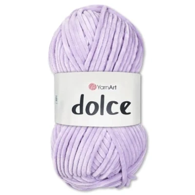 Image of Frida&#039;s Wollhaus YarnArt 100 g Dolce Chenille Wool Yarn Knitting Crochet Amigurumi 64 Colours (744 Lavender)