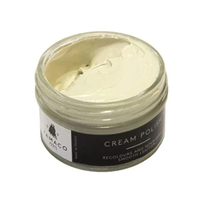 Image of Famaco unisex adult Cream Shoe Treatments and Polishes, Ivory (Neutral Polaire), 50.00 ml