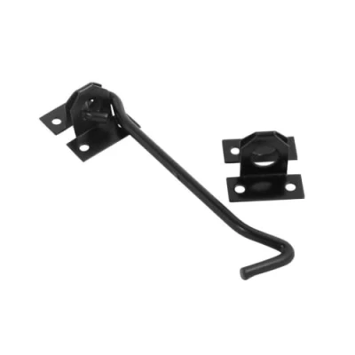 Image of Vibe Cabin Hook Wire 200mm on Black Gate Latch, Door Hook, and Eye Garden Catch, Latches for Internal External Doors