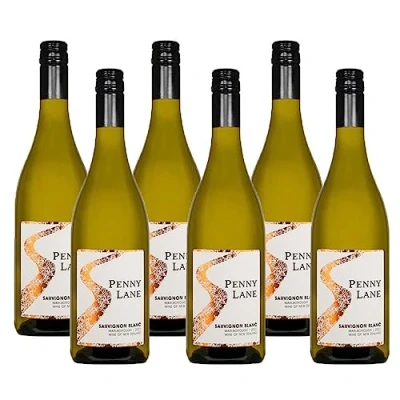 Image of Case of 6 Penny Lane Sauvignon Blanc White Wine 75cl 13% abv