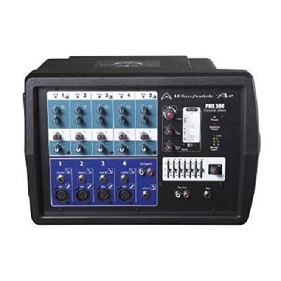 Image of Wharfedale Pro PMX500 Lightweight 150W Powered Mixer with 4 Microphone Inputs