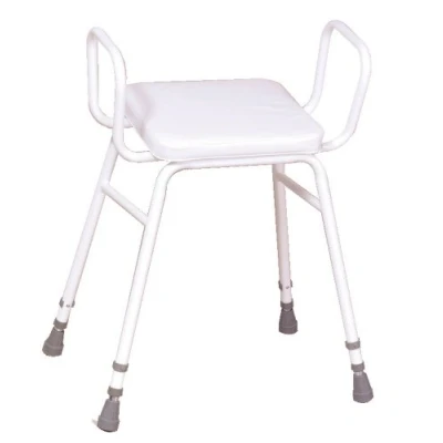 Image of NRS Healthcare Malvern F19741 Perching Stool with Armrests Adjustable Height