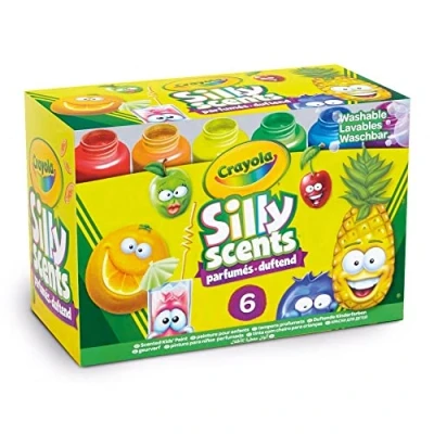 Image of Crayola 54 2392 E 000 6ct 2oz Washable Silly Scents Paints