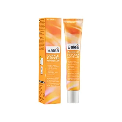 Image of Balea Dark Spots Brightener with Belides ECOCERT Botanical Skin Lightener &amp; Concentrated Vitamin C (Not Tested on Animals / Free From Preservatives, Lactose, Gluten PEG) 50ml
