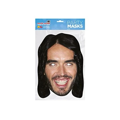 Image of Russell Brand Face Mask (card)