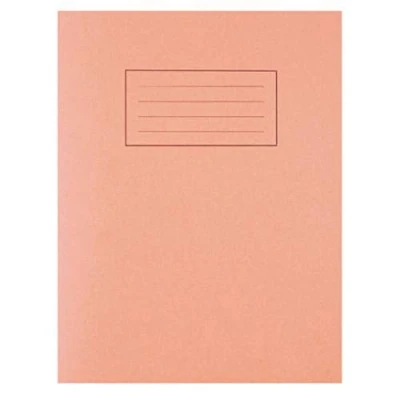 Image of Silvine EX105 9x7 Exercise Book 5mm Square Orange PK10