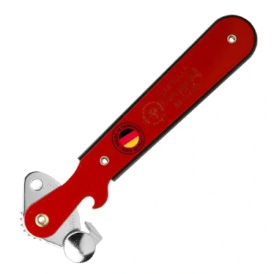 Image of Westmark Lever can Opener &quot;Columbus&quot; Narrow with Bottle Ideal for Opening cans and Bottles red, 1025227R