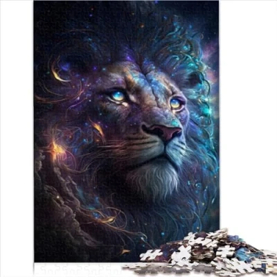 Image of Jigsaw Puzzles 1000 Pieces Nebula King 100% Recycled Cardboard for Adults &amp; Kids Age 12 Years Up learning educational puzzle 1000pcs（26x38cm）