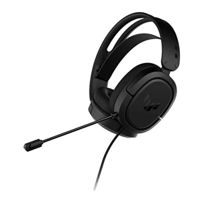 Image of ASUS TUF Gaming H1 Wired Headset Discord Certified Mic, 7.1 Surround Sound, 40mm Drivers, 3.5mm, Lightweight, for PC, Switch, PS4, PS5, Xbox One, Series X S, and Mobile Devices Black