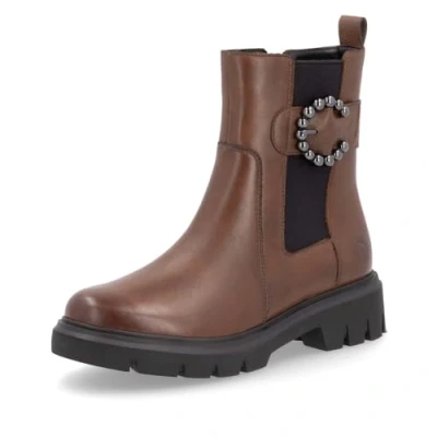Image of Remonte Women&#039;s Chelsea D1W74 Loose Insert Ankle Boots (Braun Estate 22, UK Footwear Size System, Adult, Women, Numeric, Wide, 7)